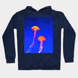 jellyfish aquatic sea wildlife animal Hoodie